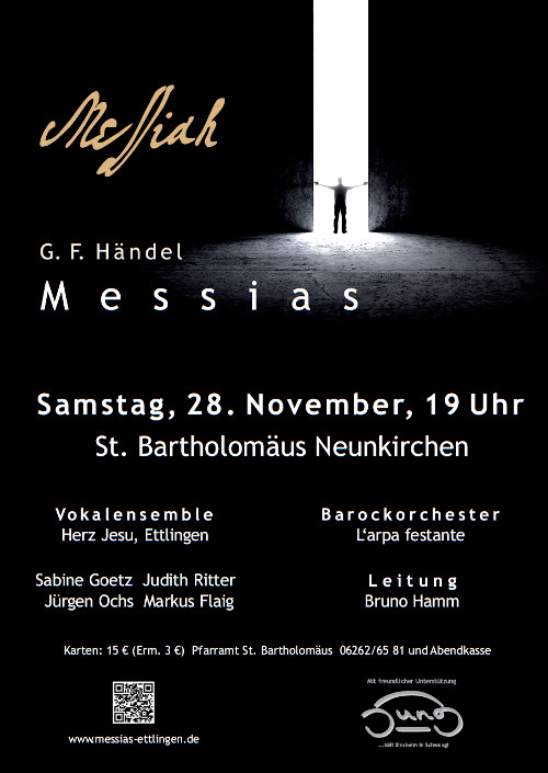 Plakat für das Konzert in Neunkirchen